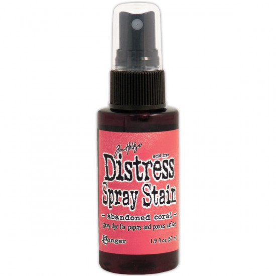 Distress Spray Stain 1.9oz couleur «Abandoned Coral»